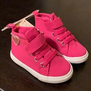 Gymboree Toddler Girls High Top Velcro Shoes